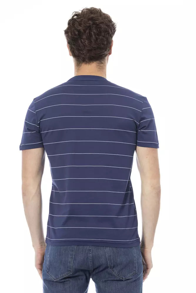 Baldinini Trend Blue Cotton Men's T-Shirt