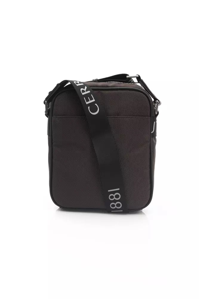 Cerruti 1881 Brown Nylon Mens Messenger Bag