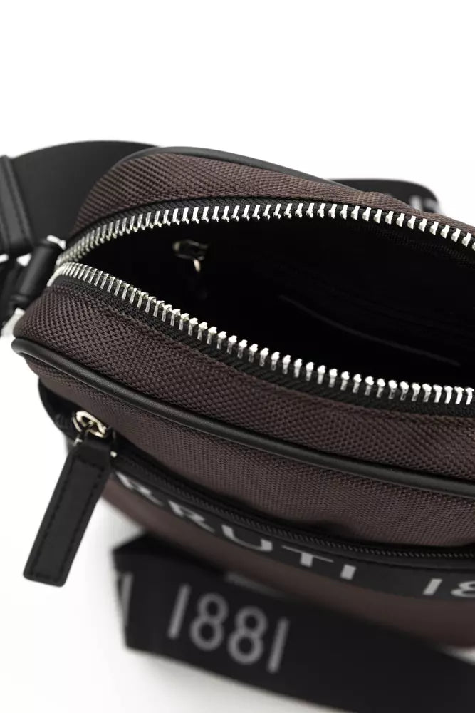 Cerruti 1881 Brown Nylon Mens Messenger Bag