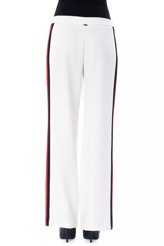 BYBLOS White Polyester Women's Pant