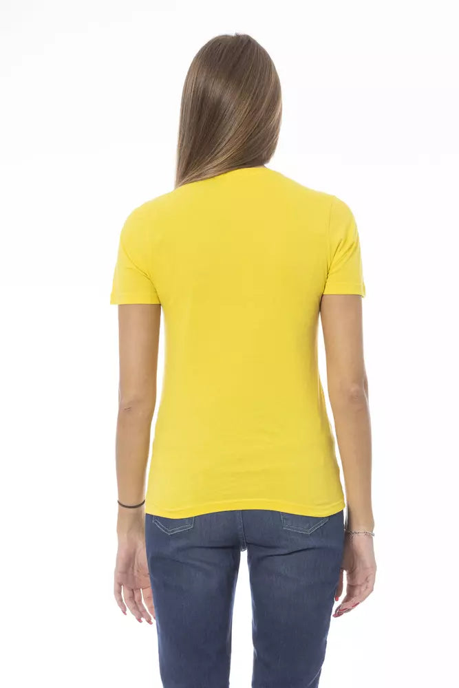 Baldinini Trend Yellow Cotton Women Top