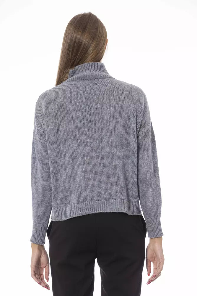 Baldinini Trend Gray Viscose Women Sweater