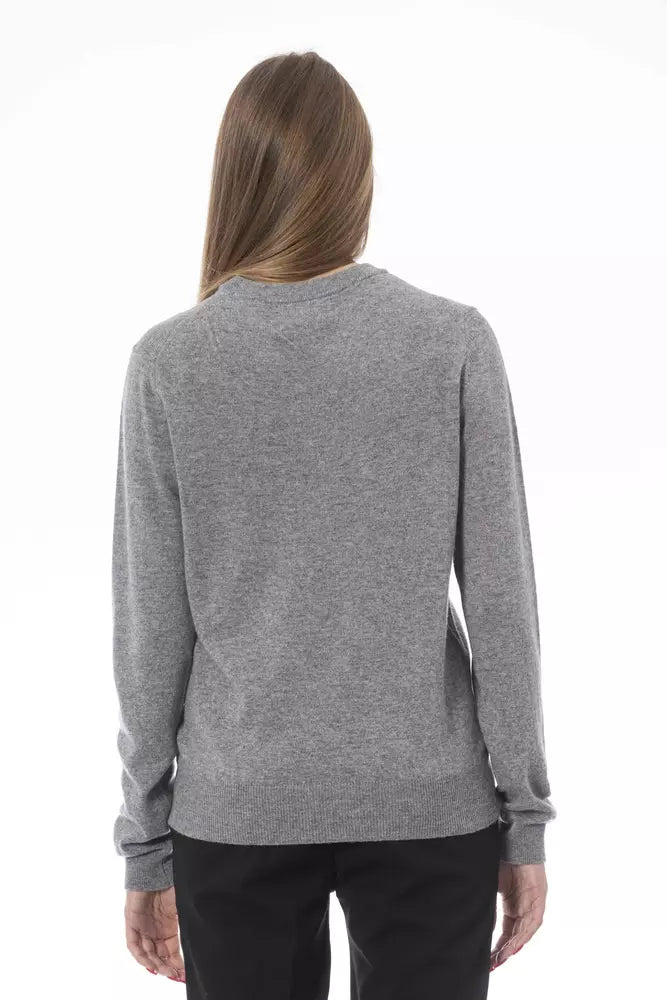 Baldinini Trend Gray Viscose Women Sweater
