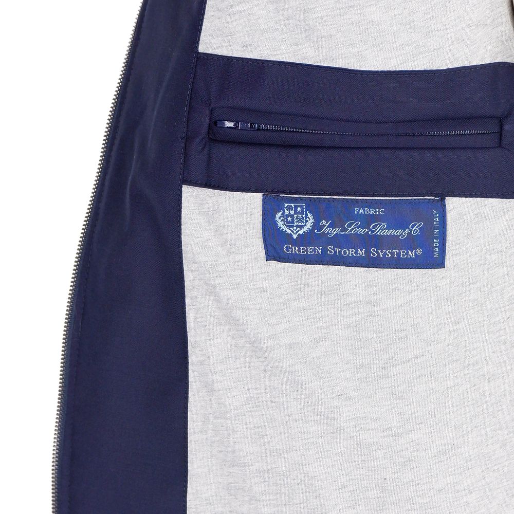 Made in Italy Blue Wool Men Vest