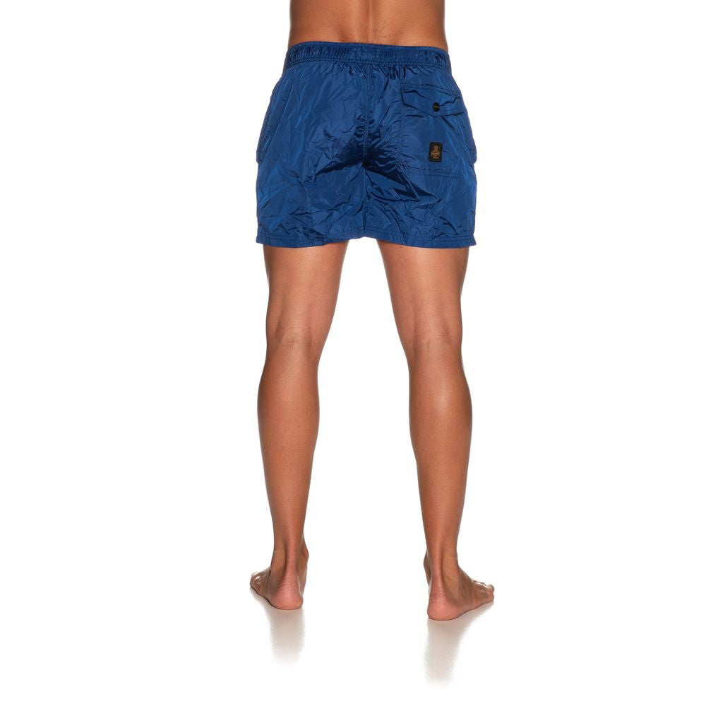 Refrigiwear Blue Nylon Men's Swim Short