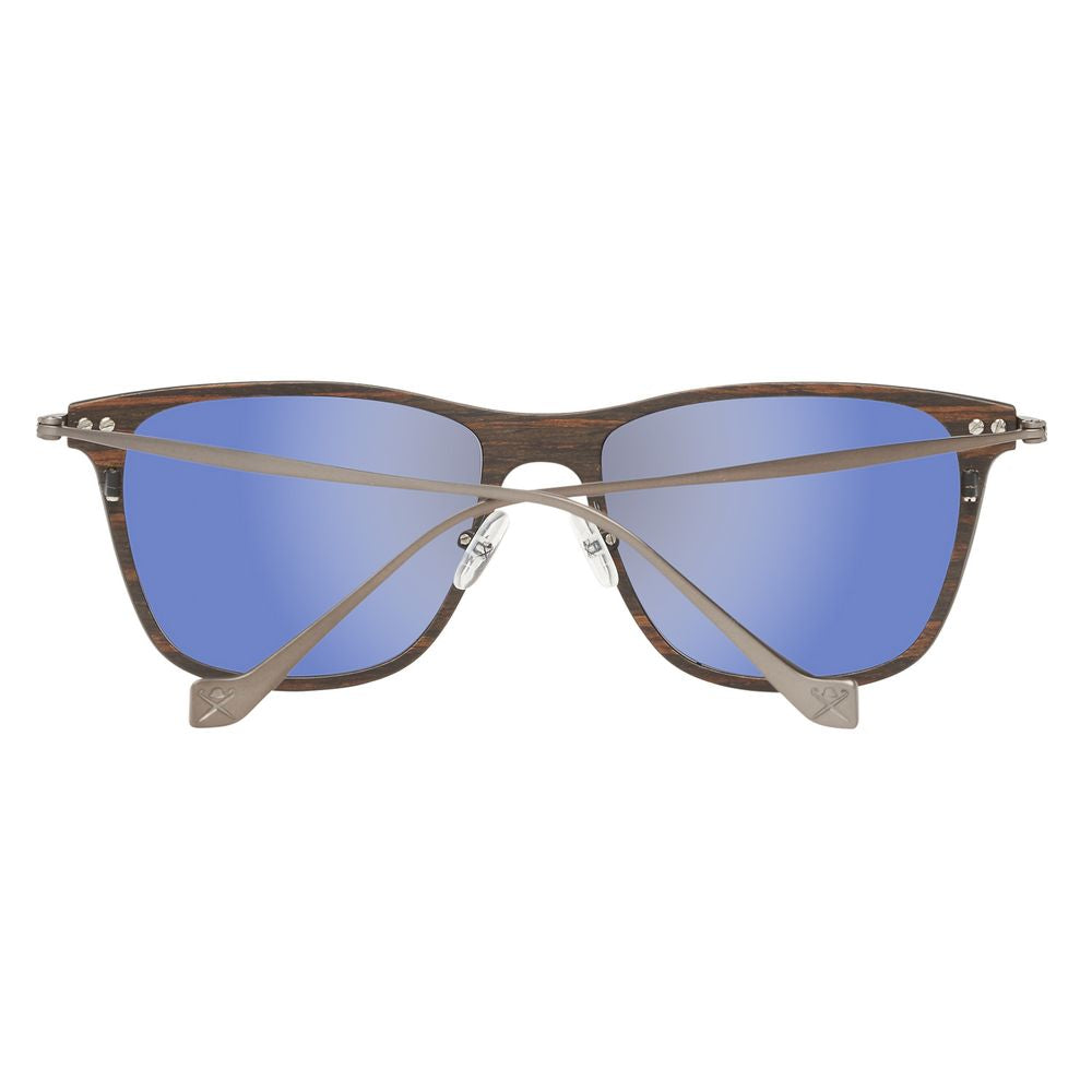 Hackett Gray Metal Metal Metal Sunglasses