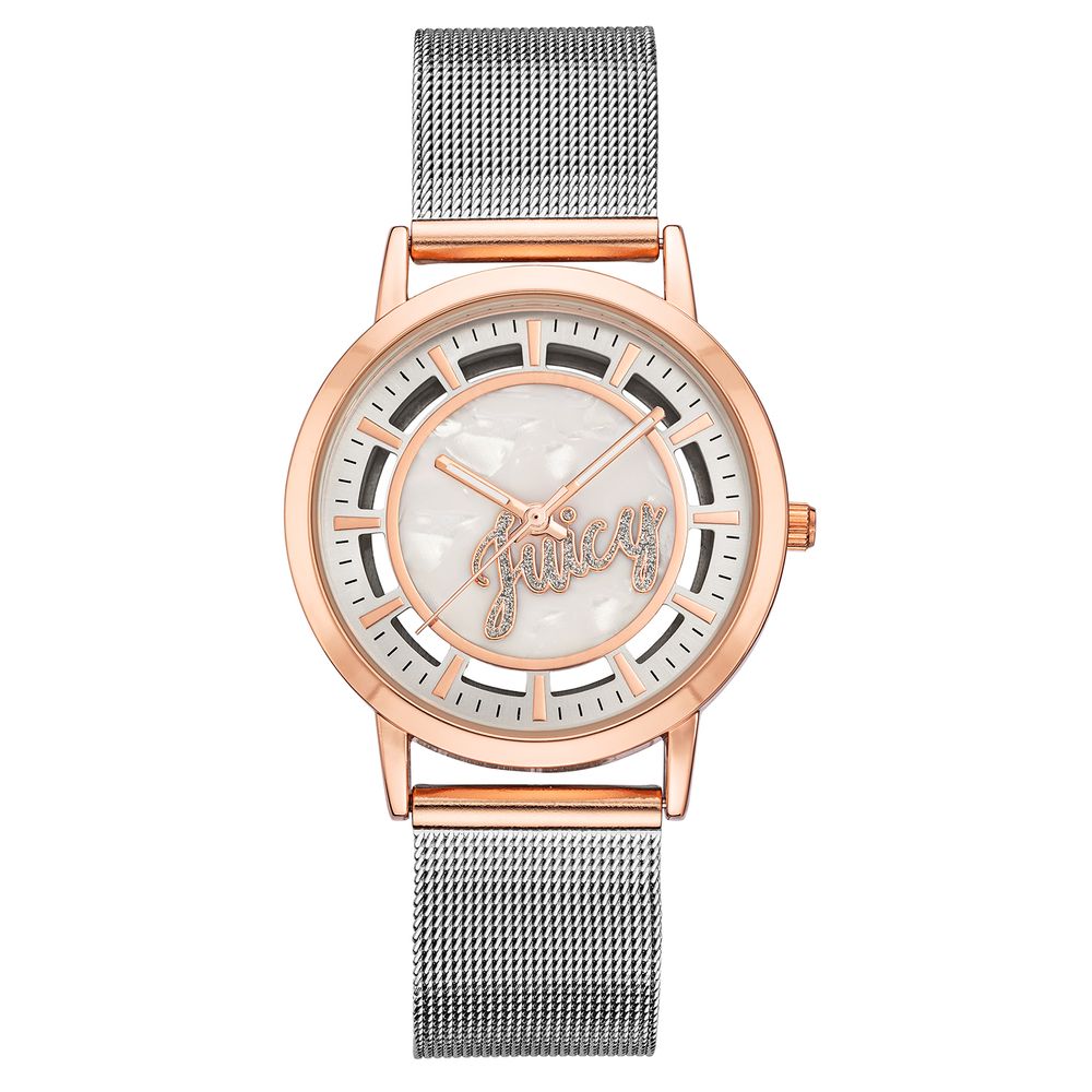 Juicy Couture Silver Stainless Steel Stainless Steel Watch