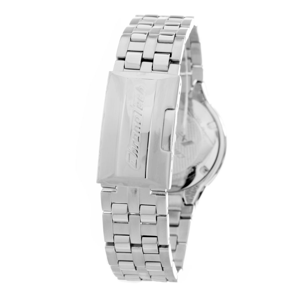 Chronotech Silver Stainless Steel Watch