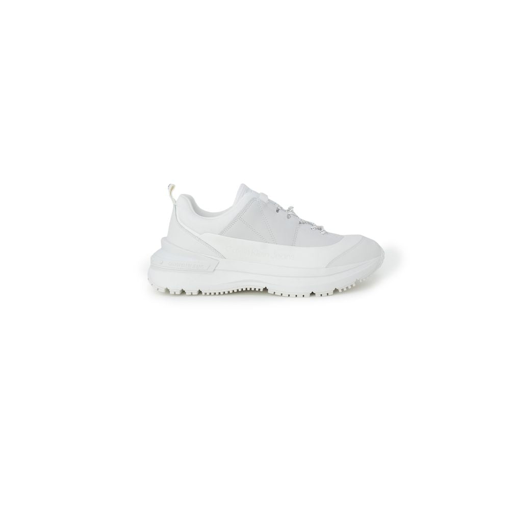 Calvin Klein Jeans White Suede Leather Sneaker