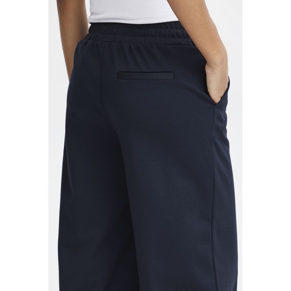 ICHI Blue Recycled Polyurethane Jeans & Pant