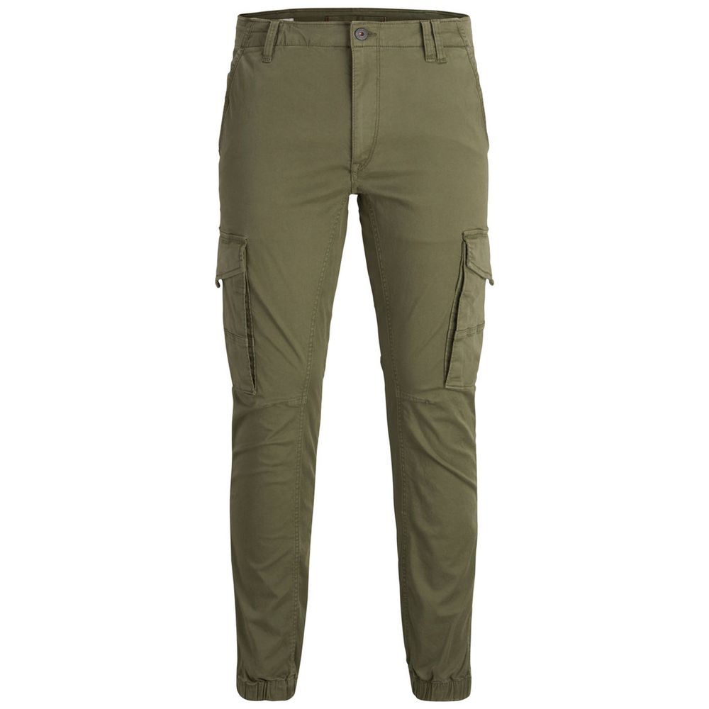 Jack Jones Green Cotton Jeans & Pant