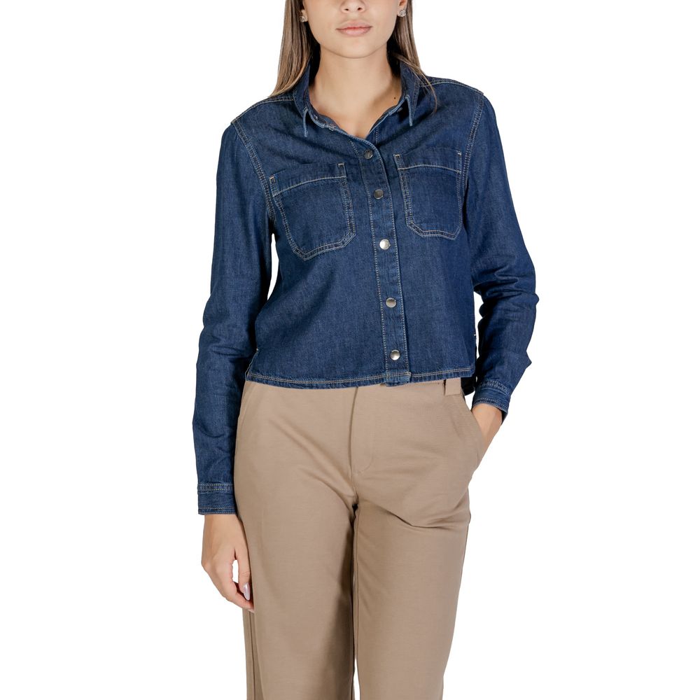 Street One Blue Cotton Shirt