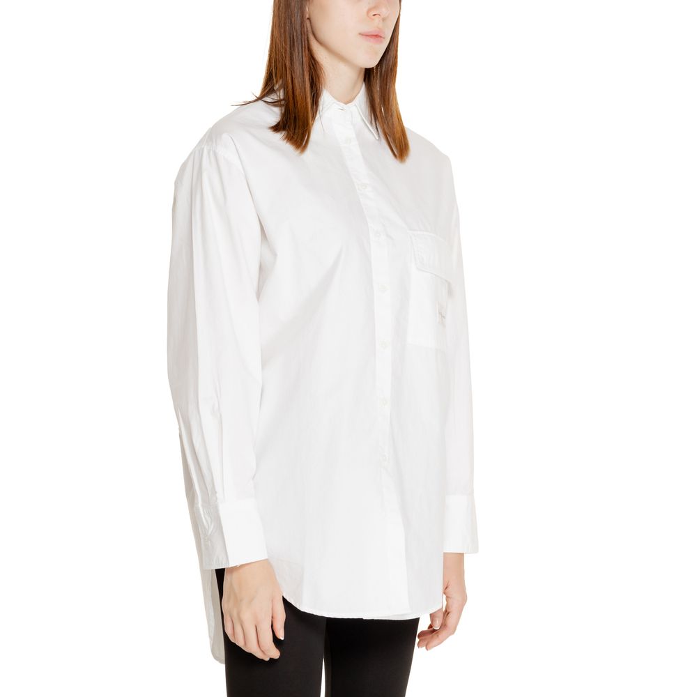 Calvin Klein Jeans White Recycled Cotton Shirt