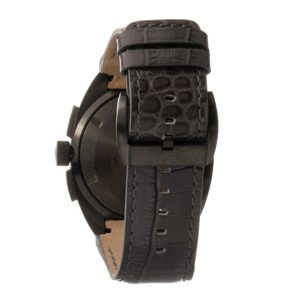 Armani Brown Leather Leather Watch