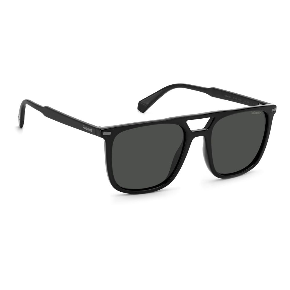 Polaroid Black Polyester Polyester-Polyester Sunglasses