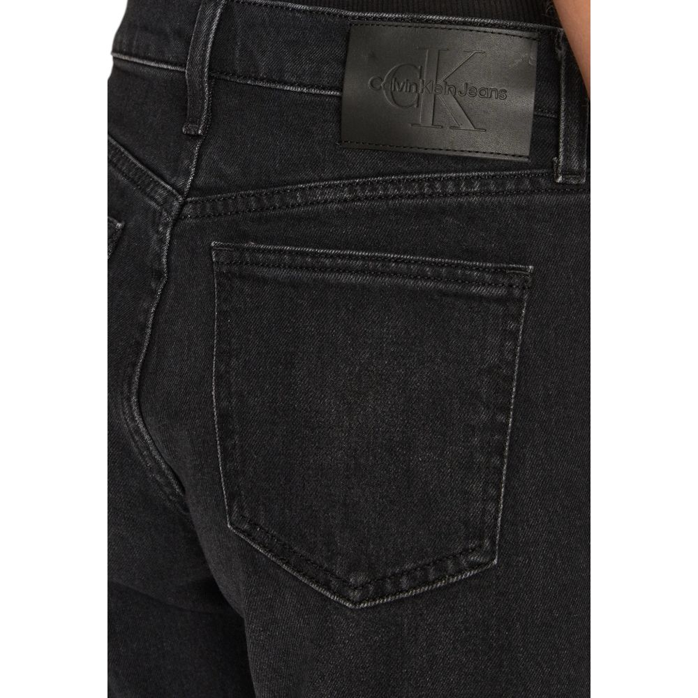 Calvin Klein Jeans Black Cotton Jeans & Pant
