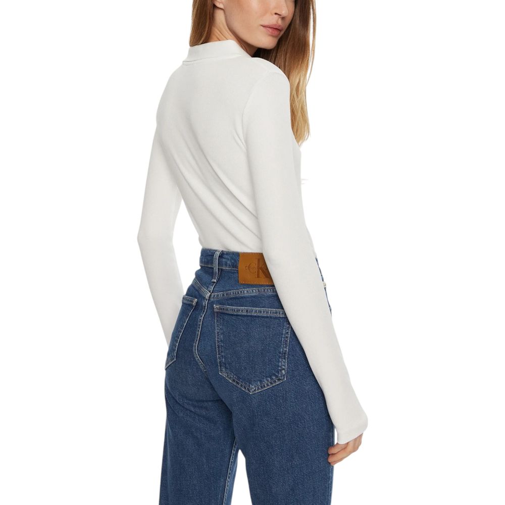 Calvin Klein Jeans White Recycled Cotton Tops & T-Shirt