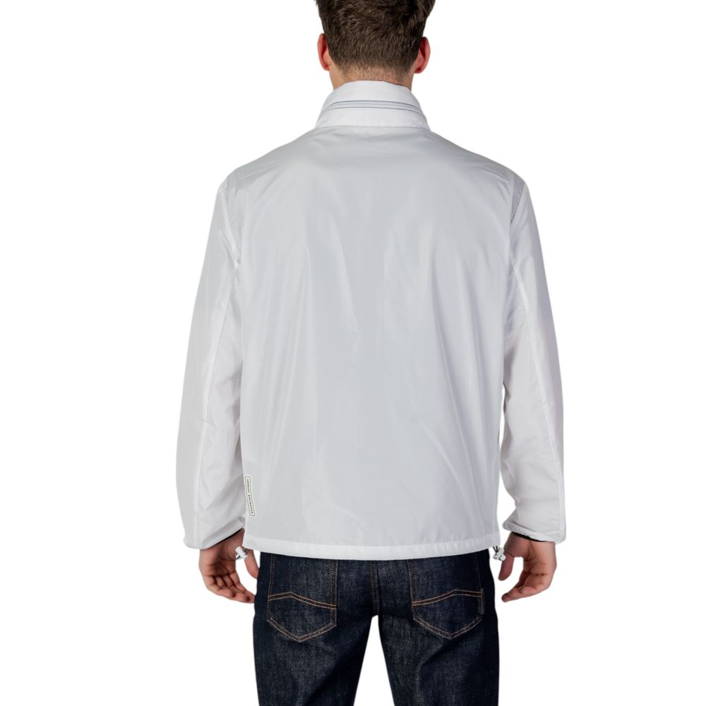 Armani Exchange White Polyester Jacket