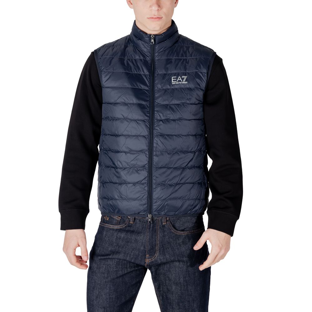 EA7 Emporio Armani Blue Polyamide Jacket