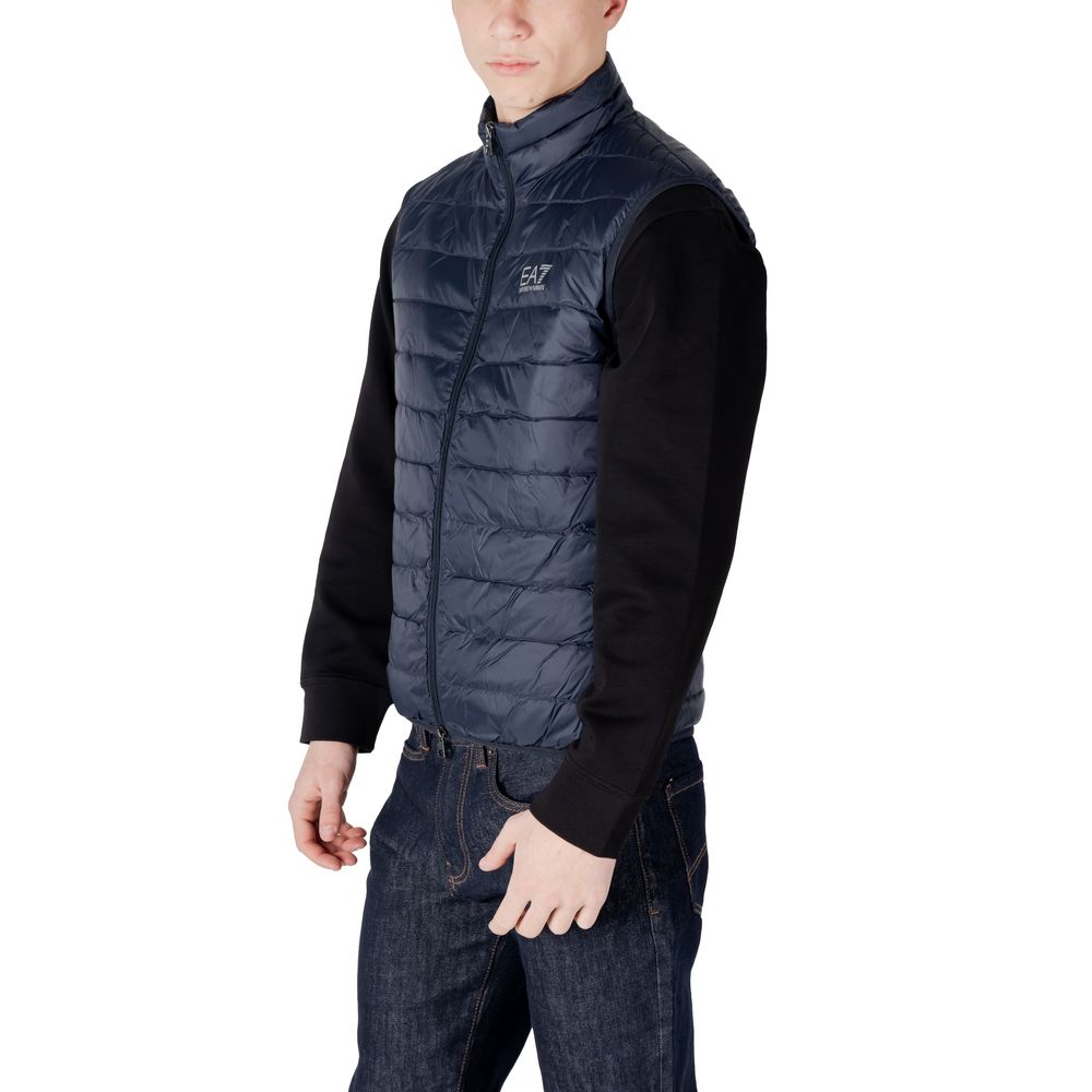 EA7 Emporio Armani Blue Polyamide Jacket