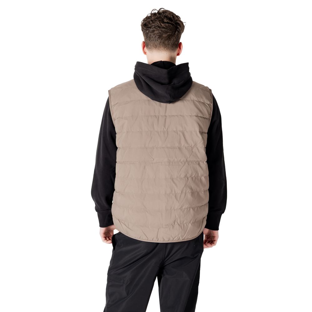 Calvin Klein Jeans Beige Recycled Polyamide Jacket
