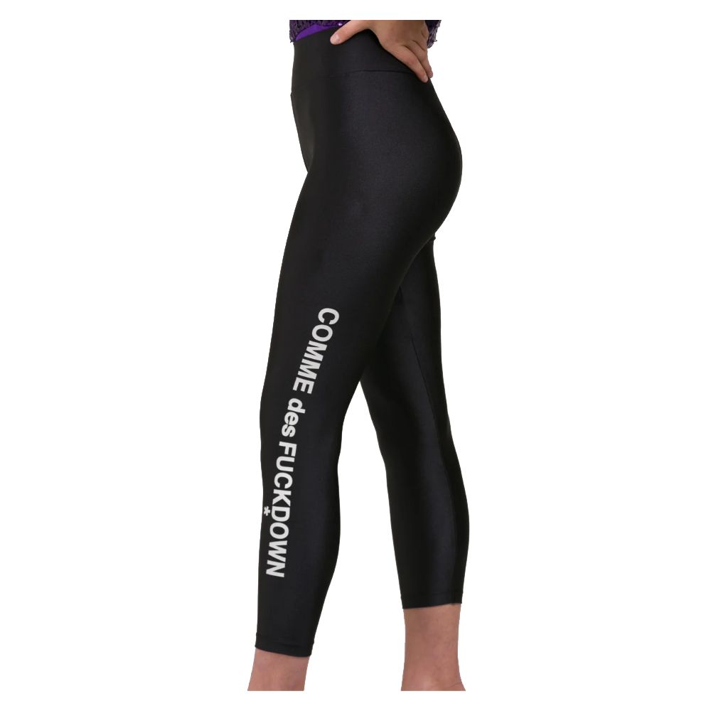 Comme Des Fuckdown Black Nylon Jeans & Pant