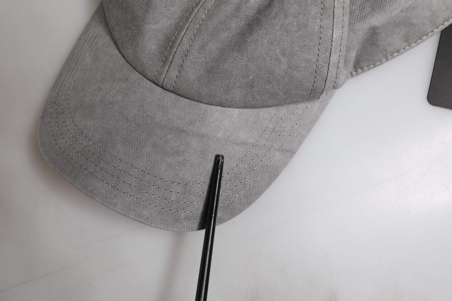 Dolce & Gabbana Gray Cotton 6 Panels Baseball Cap