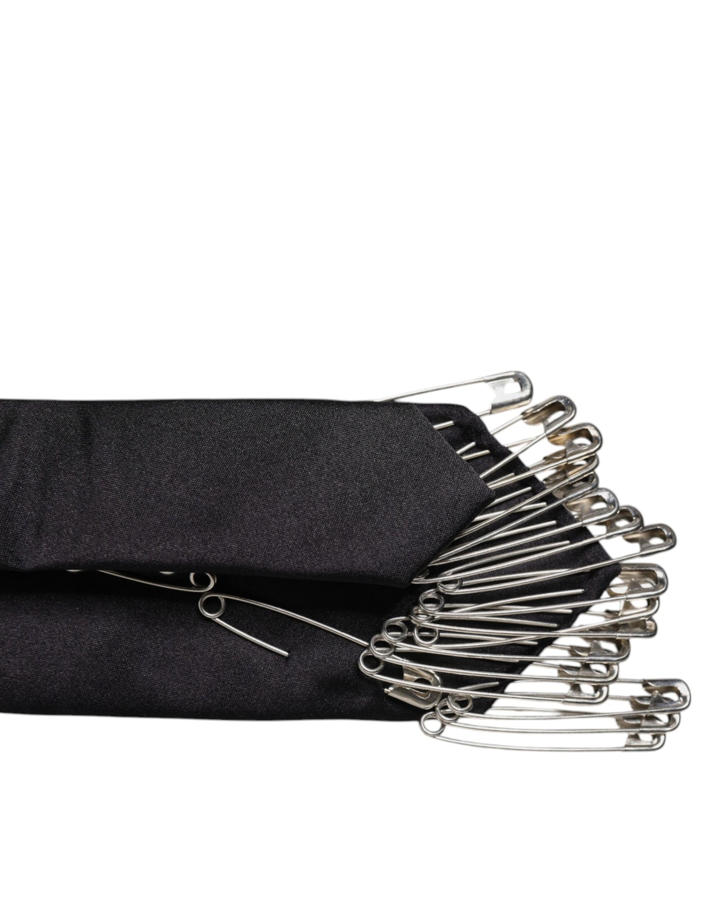 Dolce & Gabbana Black Pins Embellished Adjustable Necktie Tie