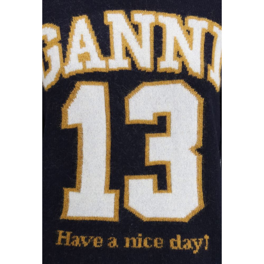 Ganni Baseball Sweater
