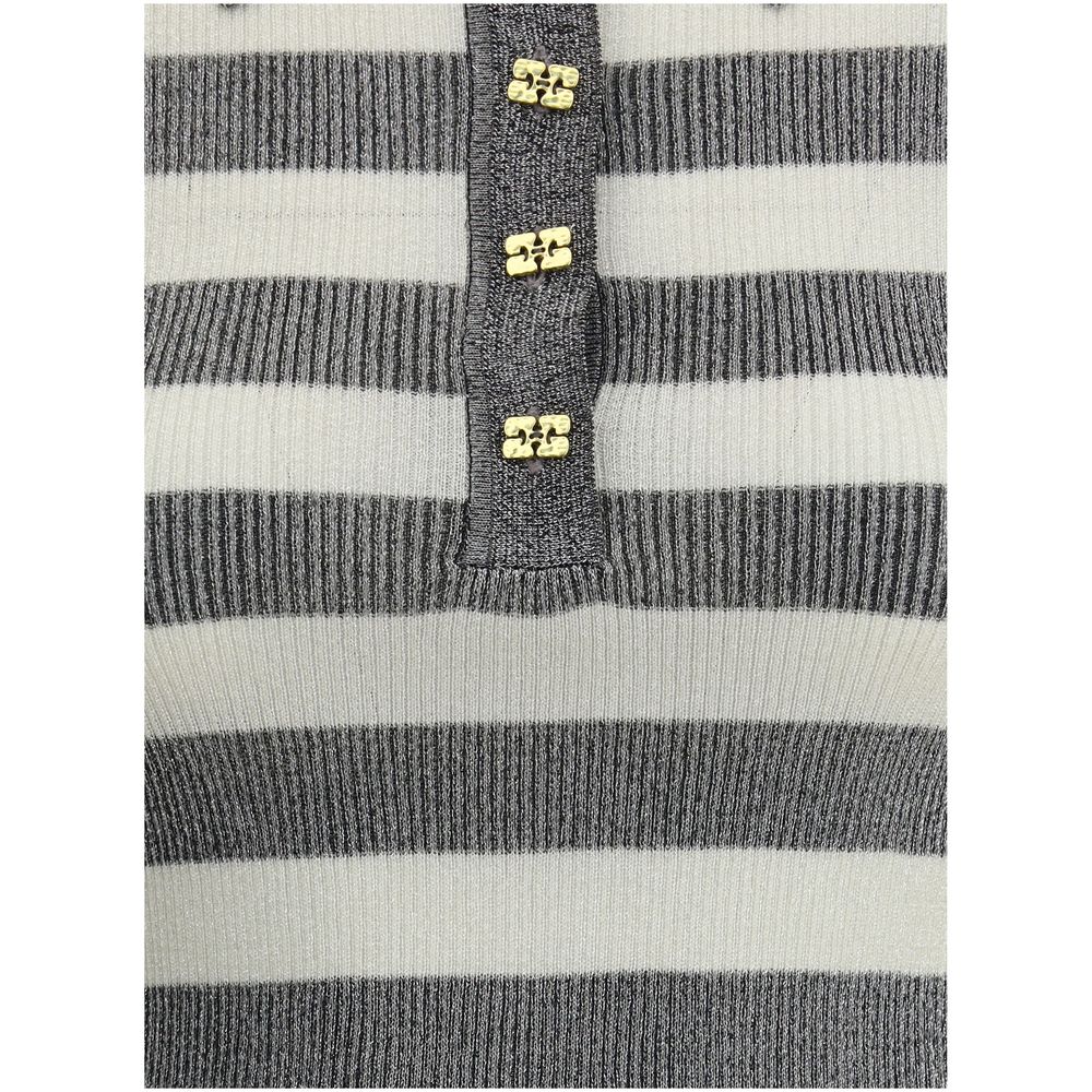 Ganni Knit polo shirt