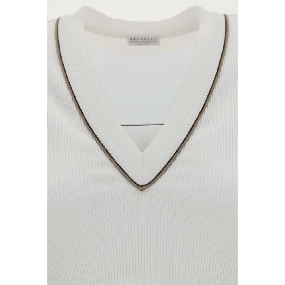 Brunello Cucinelli Ribbed Top