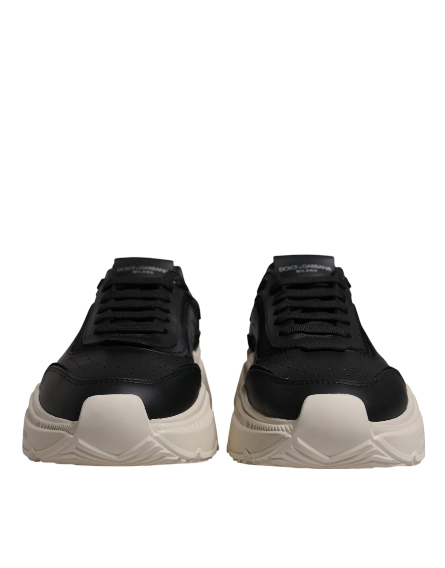 Dolce & Gabbana Black White Daymaster Low Top Sneakers Shoes