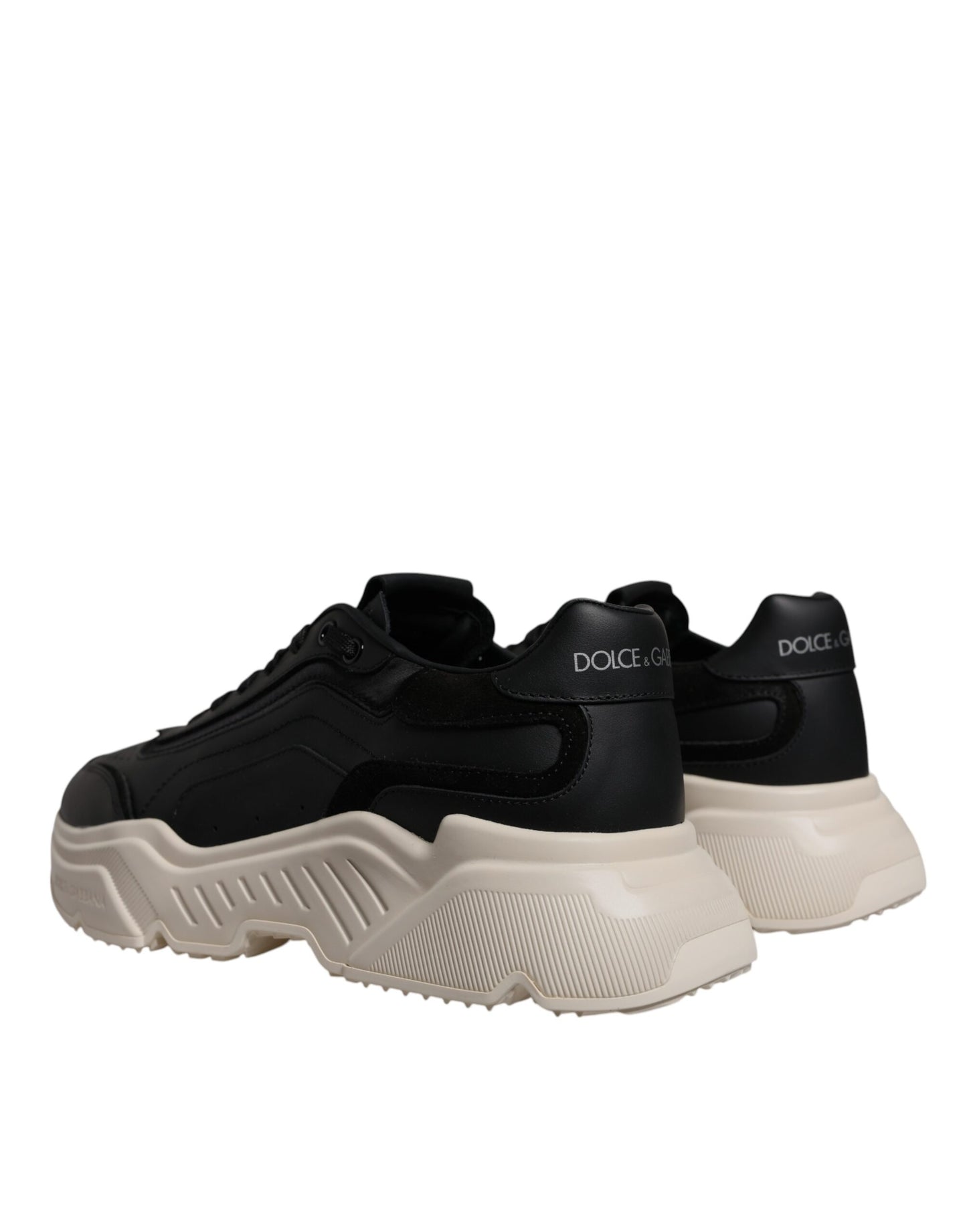 Dolce & Gabbana Black White Daymaster Low Top Sneakers Shoes