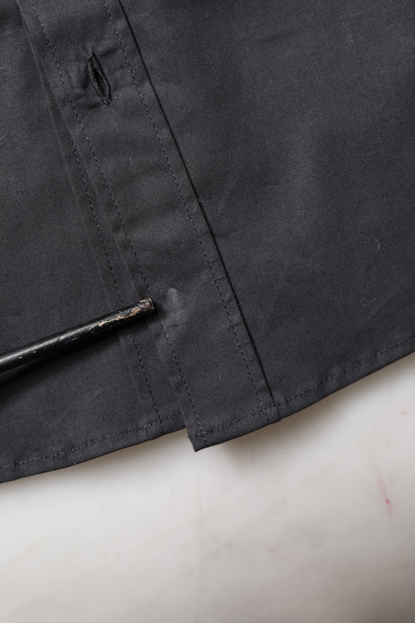 Dolce & Gabbana Black Cotton GOLD Long Sleeves Dress Shirt