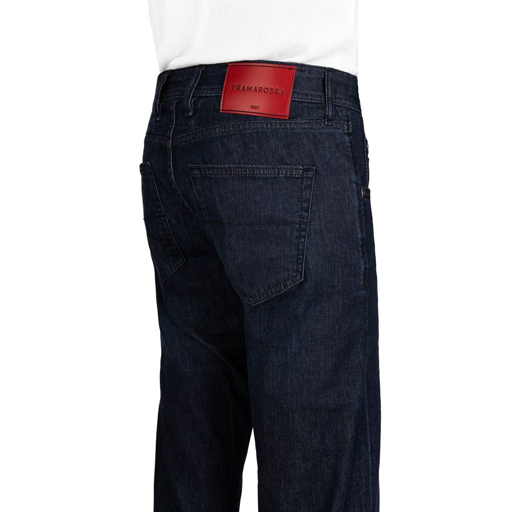 Tramarossa Blue Cotton Jeans & Pant