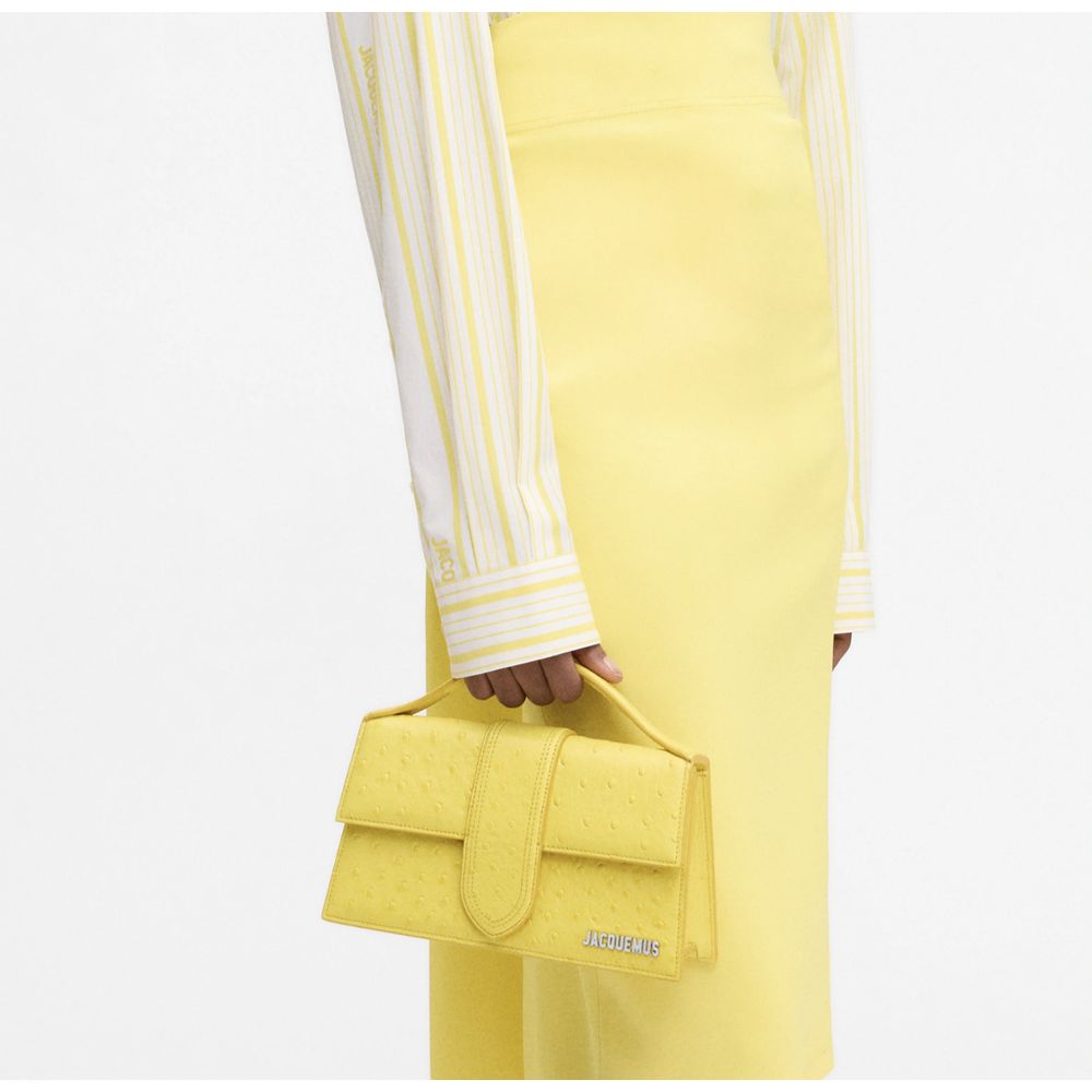 Jacquemus Yellow Leather Handbag