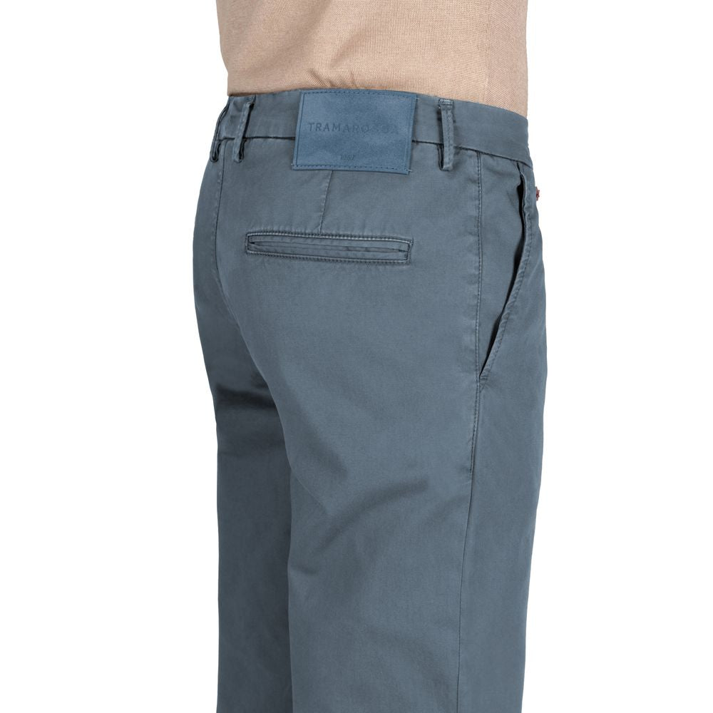 Tramarossa Light Blue Cotton Jeans & Pant