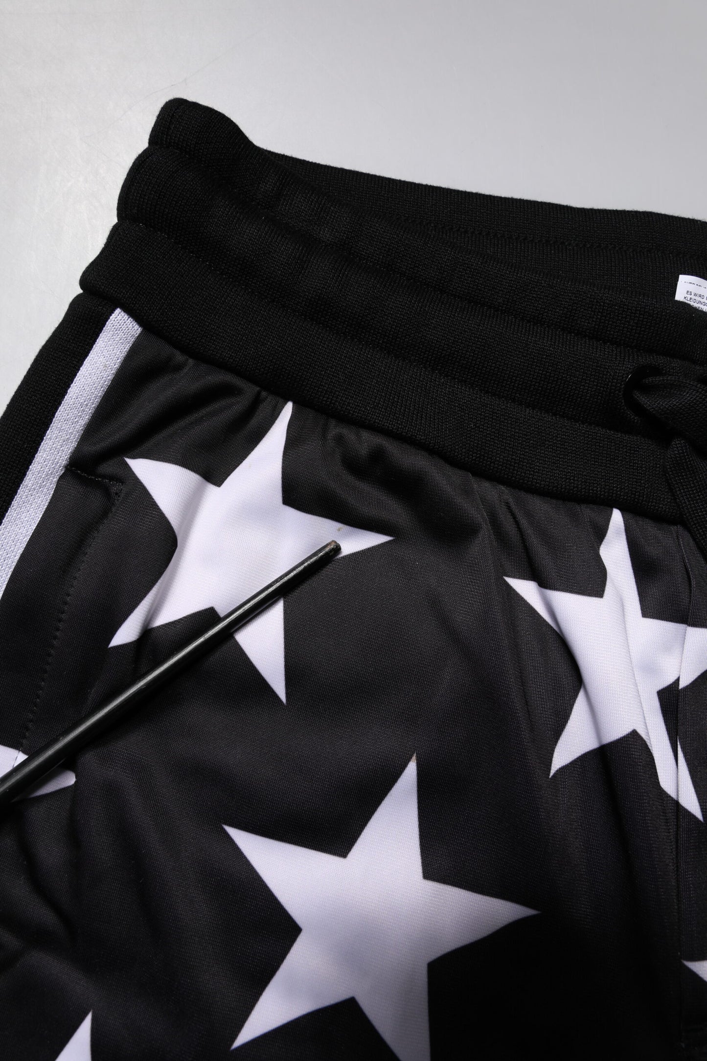 Dolce & Gabbana Black White Stars Jogger Men Sweatpants Pants