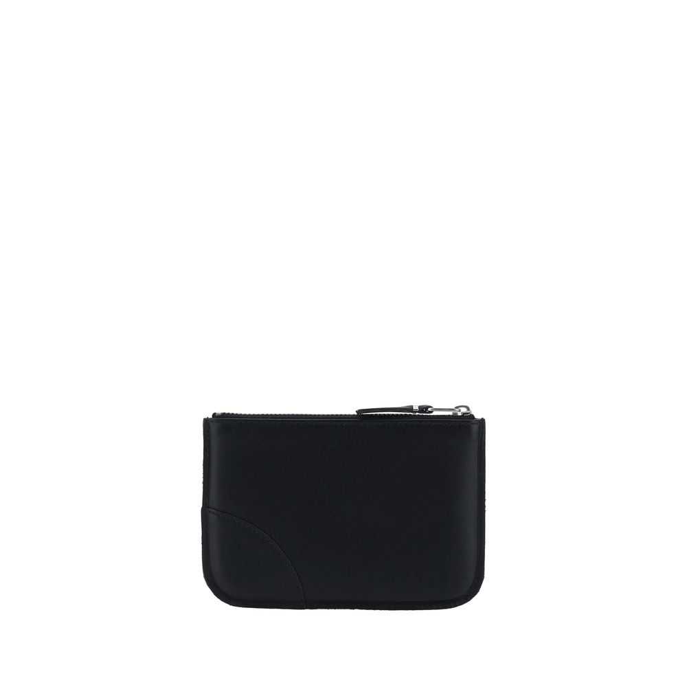 Comme Des Garçons Wallet Silver Eyelet Coin Purse