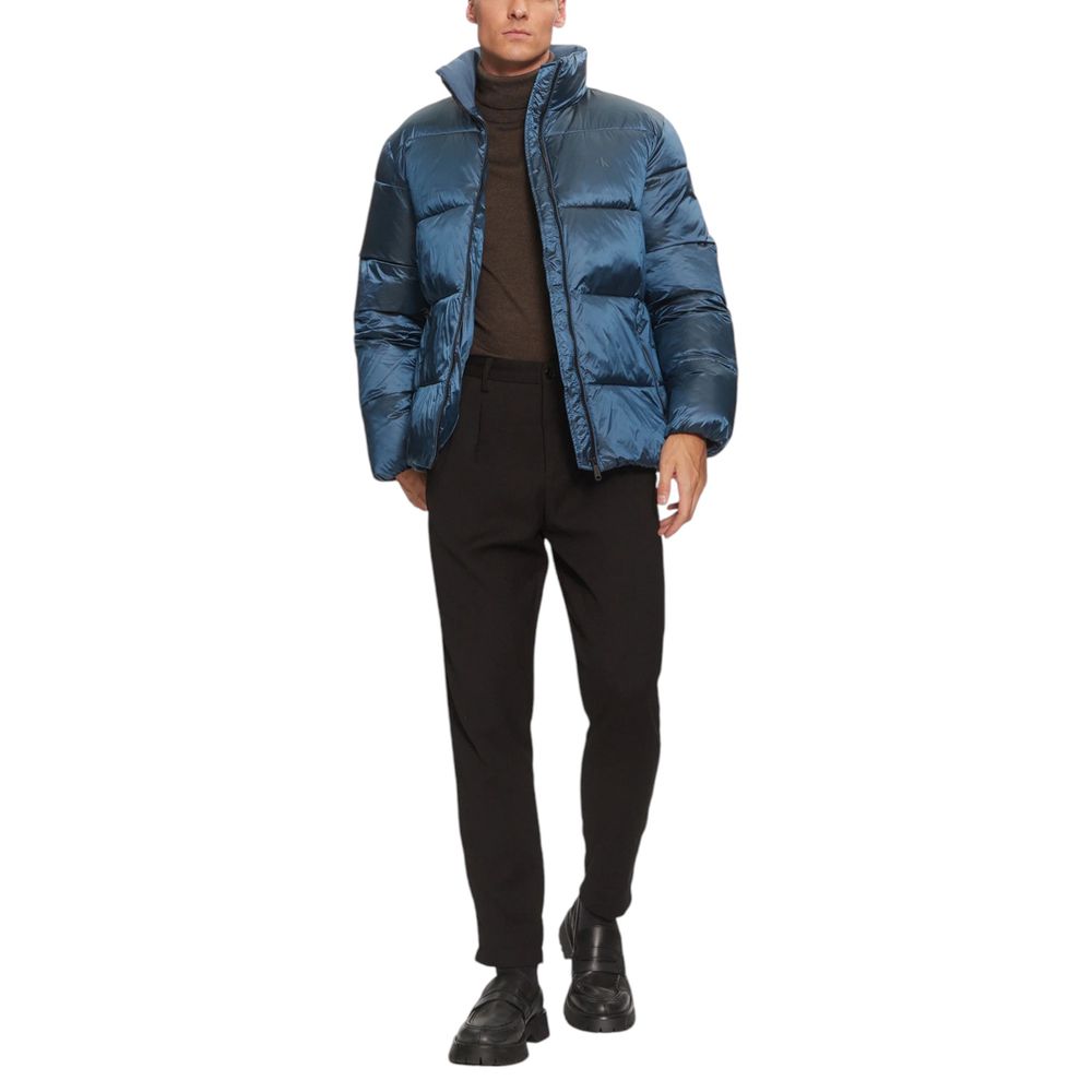 Calvin Klein Jeans Blue Recycled Polyamide Jacket