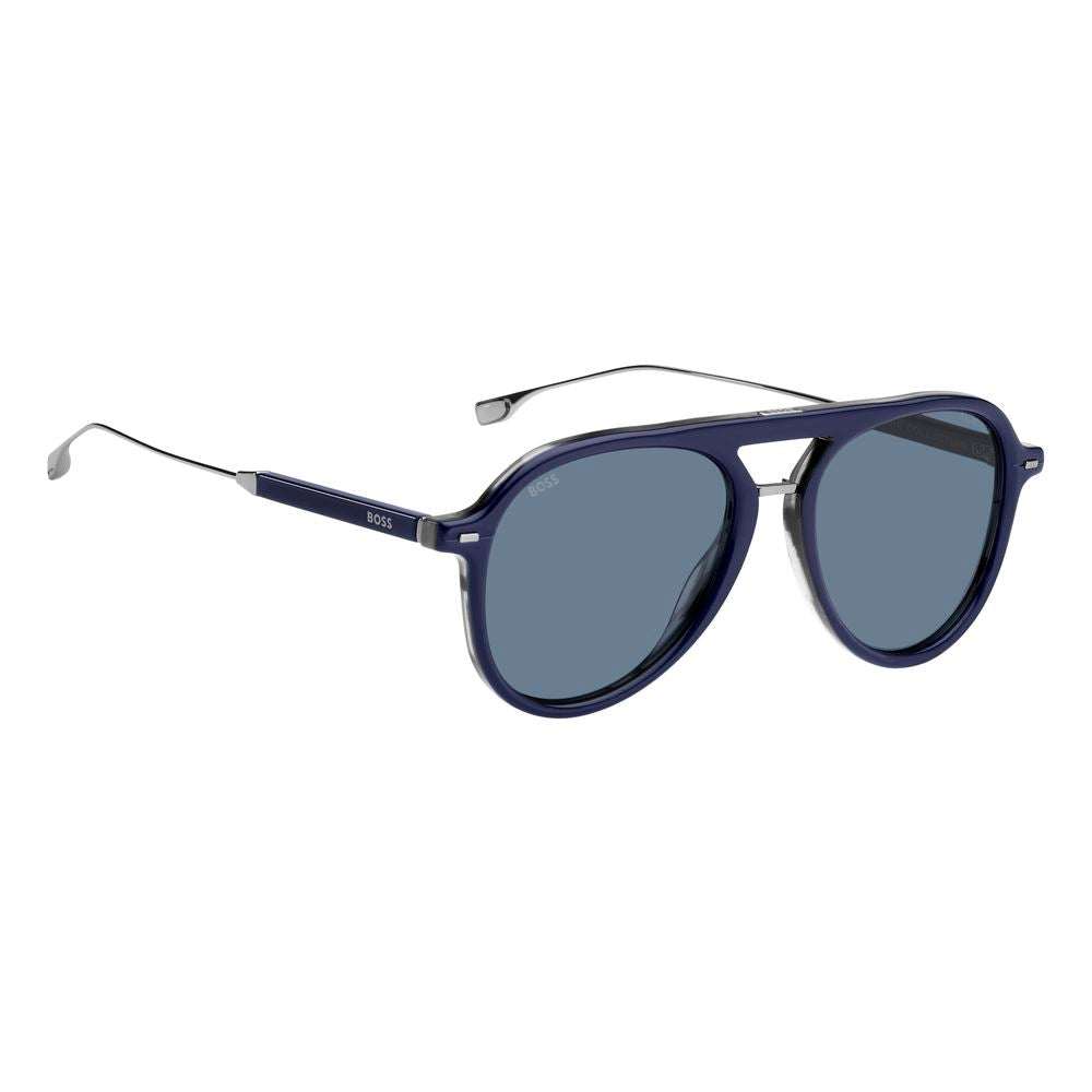 Hugo Boss Gray Acetate Sunglasses