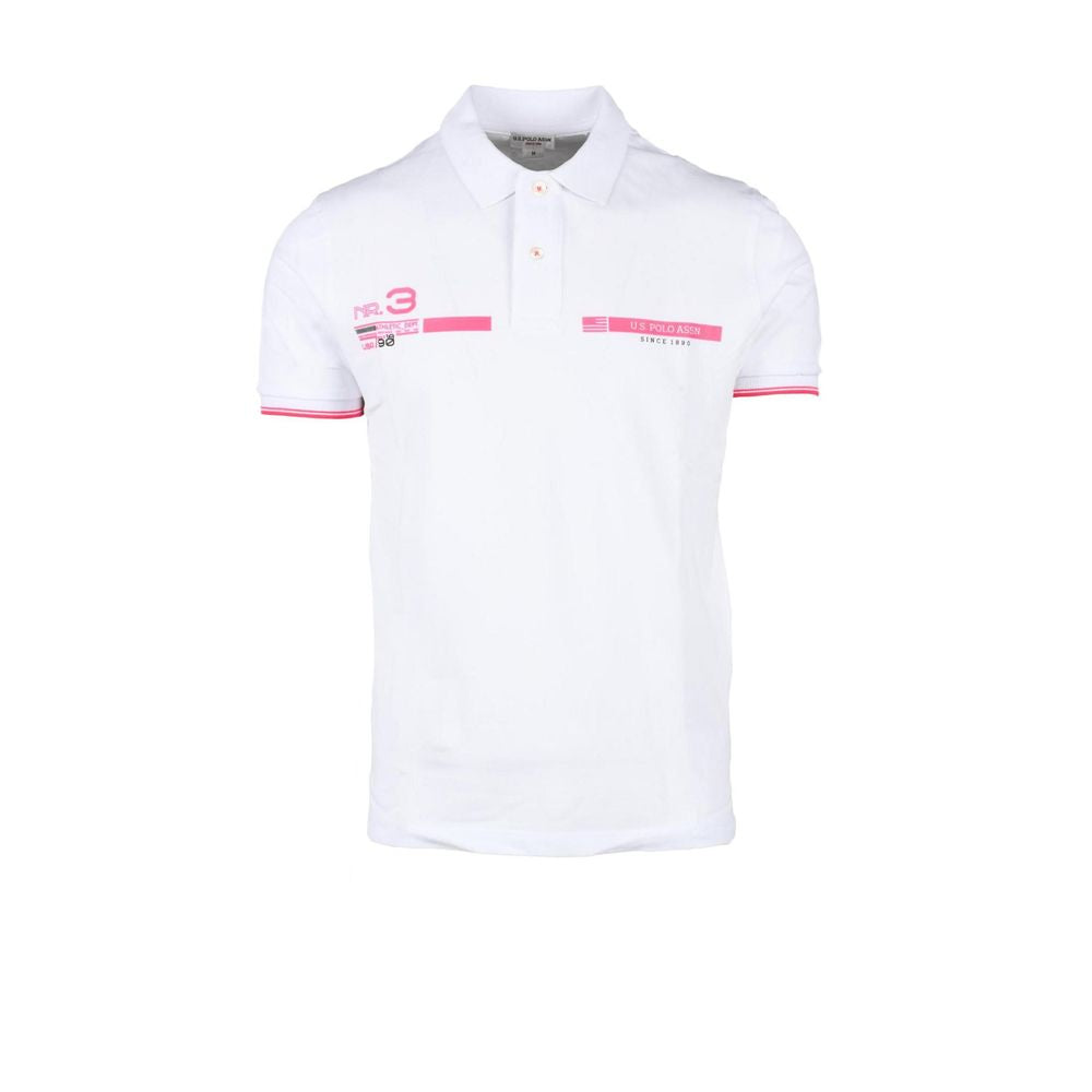 U.S. POLO ASSN. White Cotton Polo Shirt