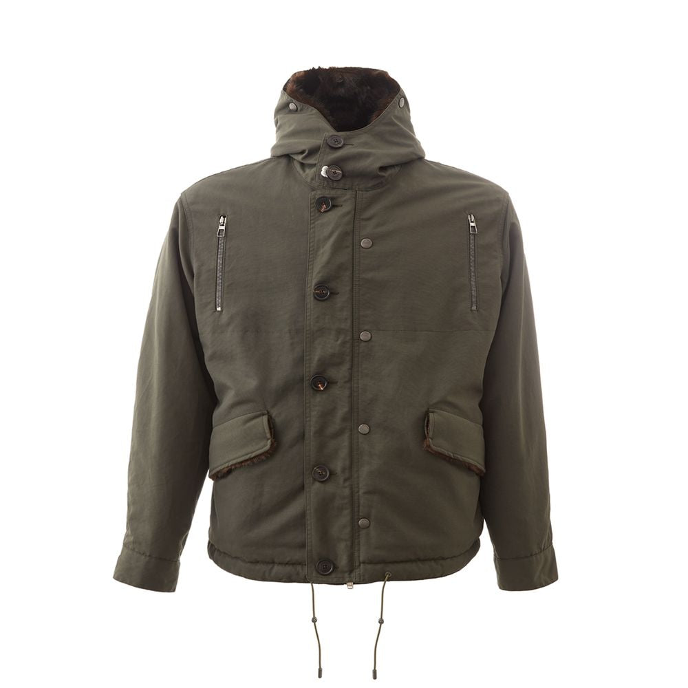 Lardini Green Cotton Jacket
