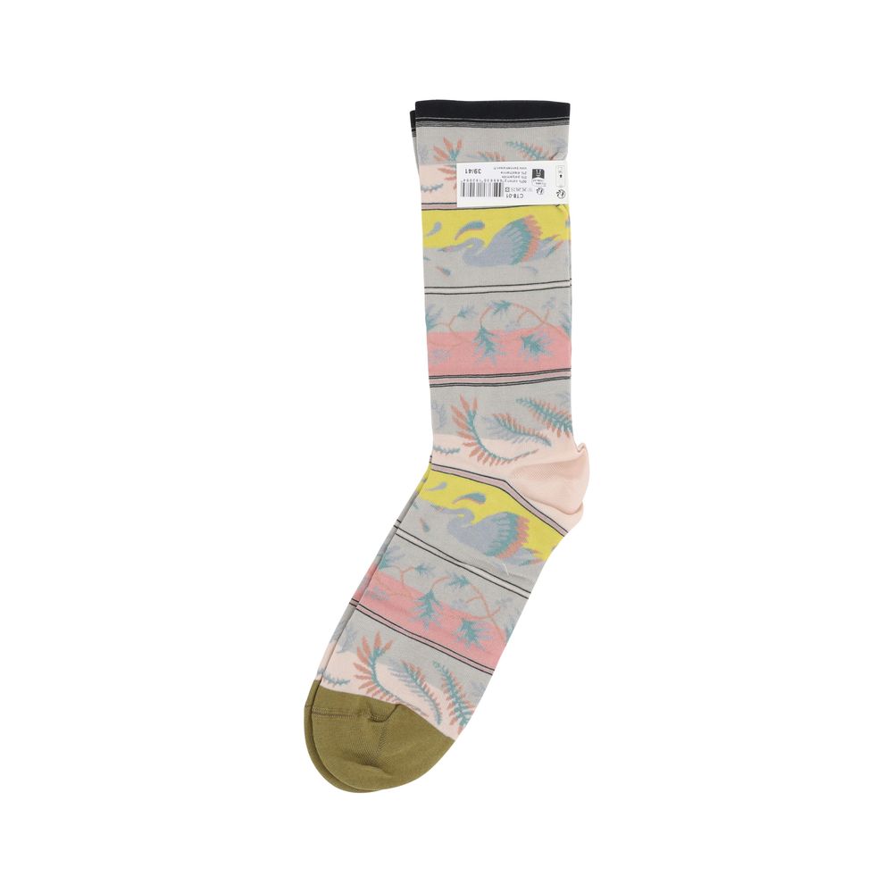 Bonne Maison Nature-inspired pattern Socks