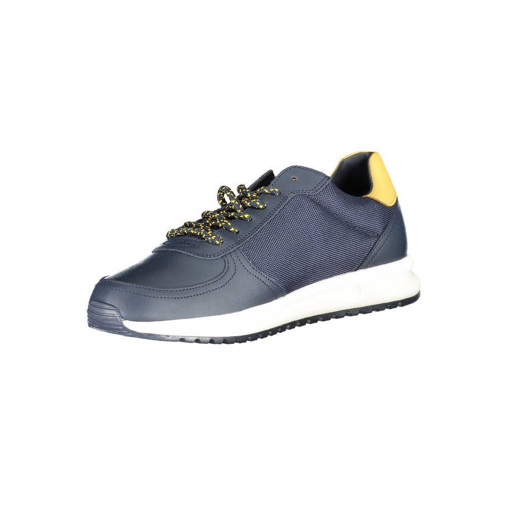 Tommy Hilfiger Blue Leather Men Sneaker