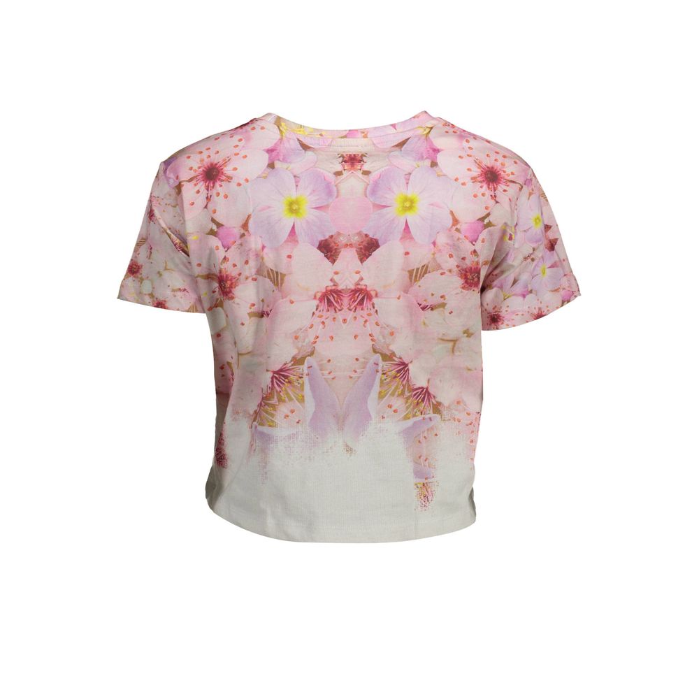 Desigual Pink Cotton Women Top