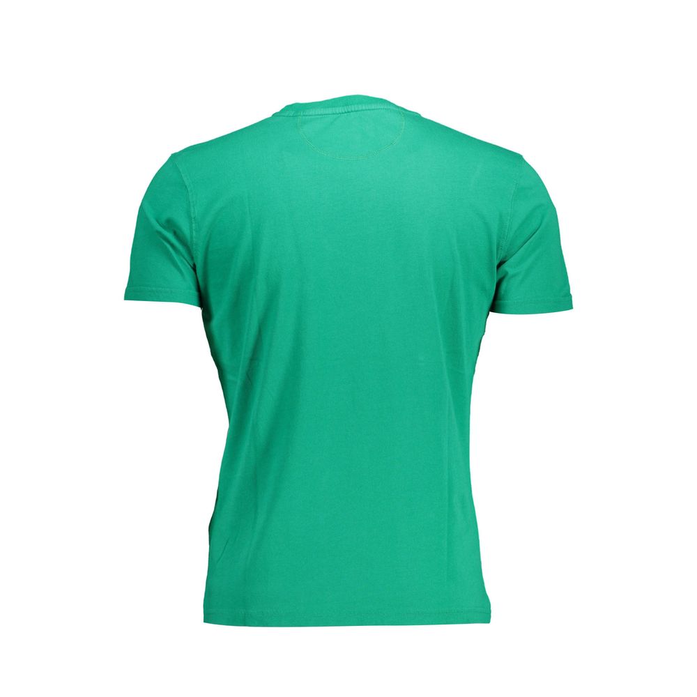 La Martina Green Cotton Men T-Shirt
