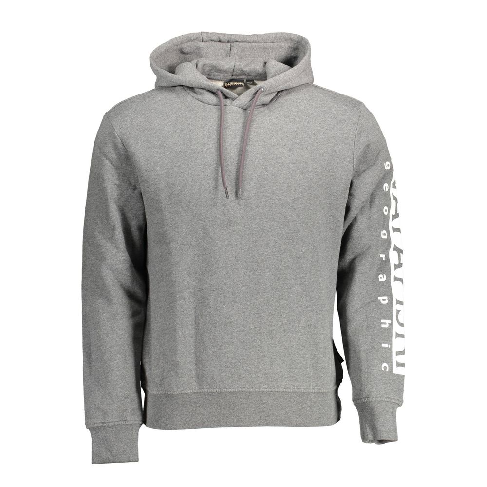 Napapijri Gray Cotton Men Sweater