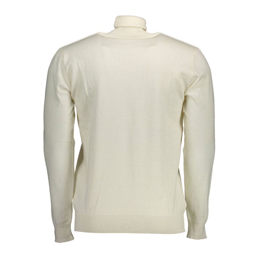 U.S. POLO ASSN. White Cotton Men Sweater