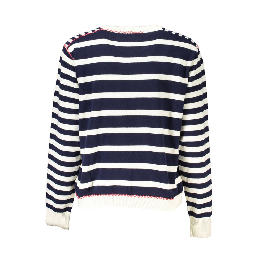 Desigual Blue Cotton Women Sweater
